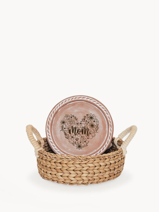 Bread Warmer & Basket - Mom Round
