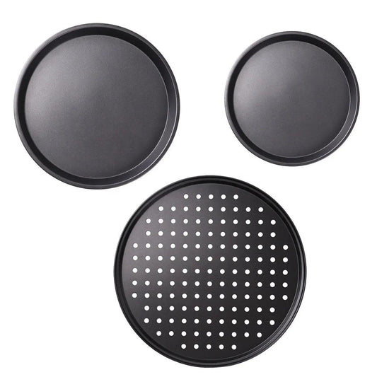 Black Round Non-stick Pizza Pan