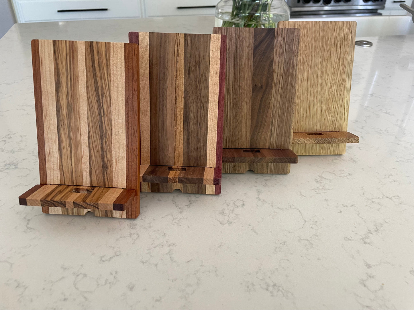 Portable Hardwood Phone Stand