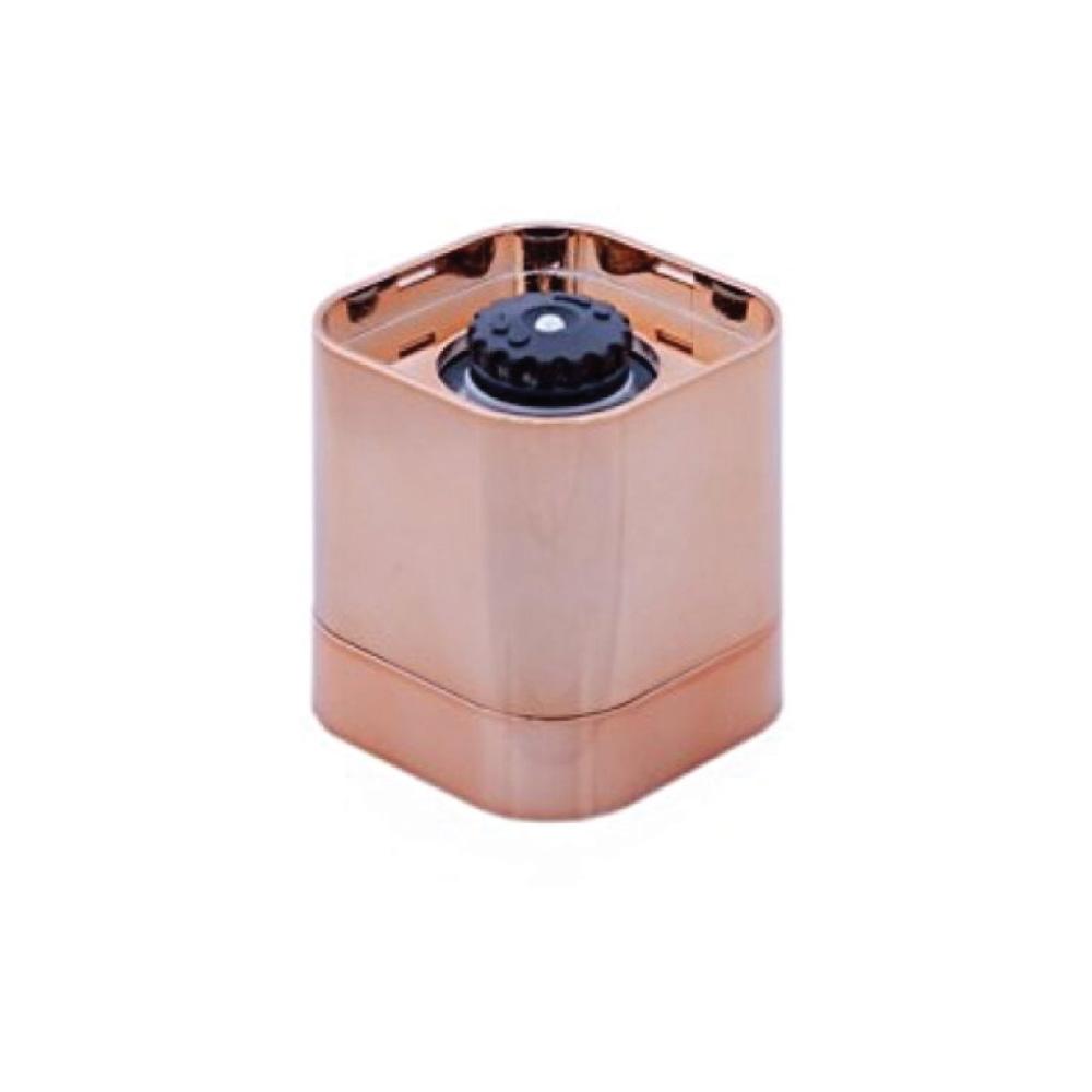 NNEDSZ Salt and Pepper Grinder - 180ml Glass Design + Rose Gold Bottle Manual Hand Mill