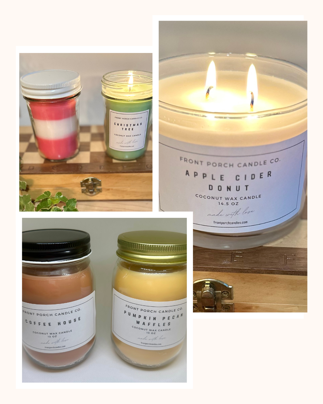 Christmas Wishes Coconut Wax Candles- You Pick Size-0