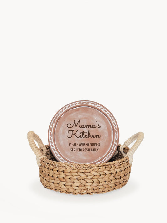Bread Warmer & Basket - Mom Round