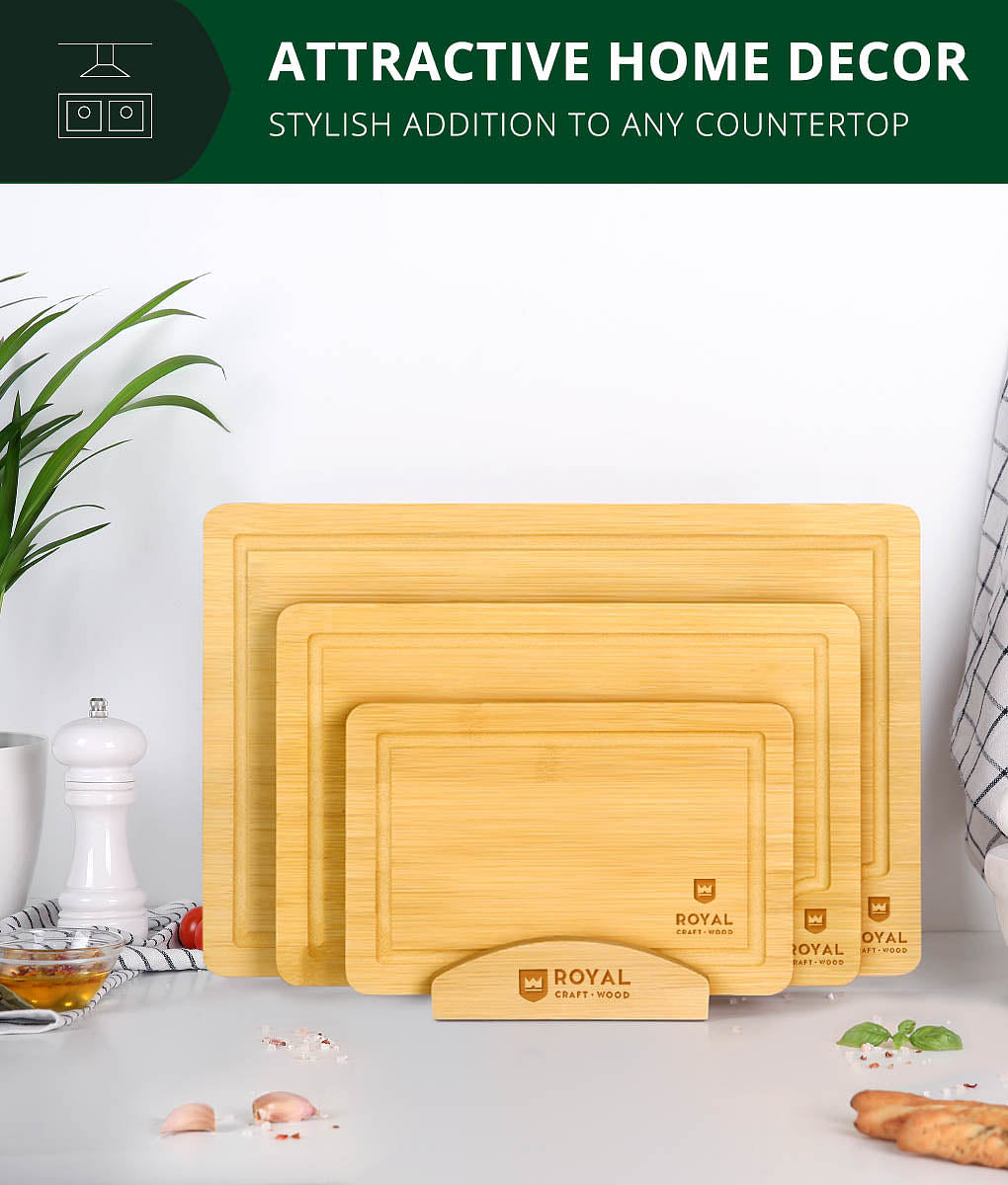 Cutting Board Organizer for 3 Boards