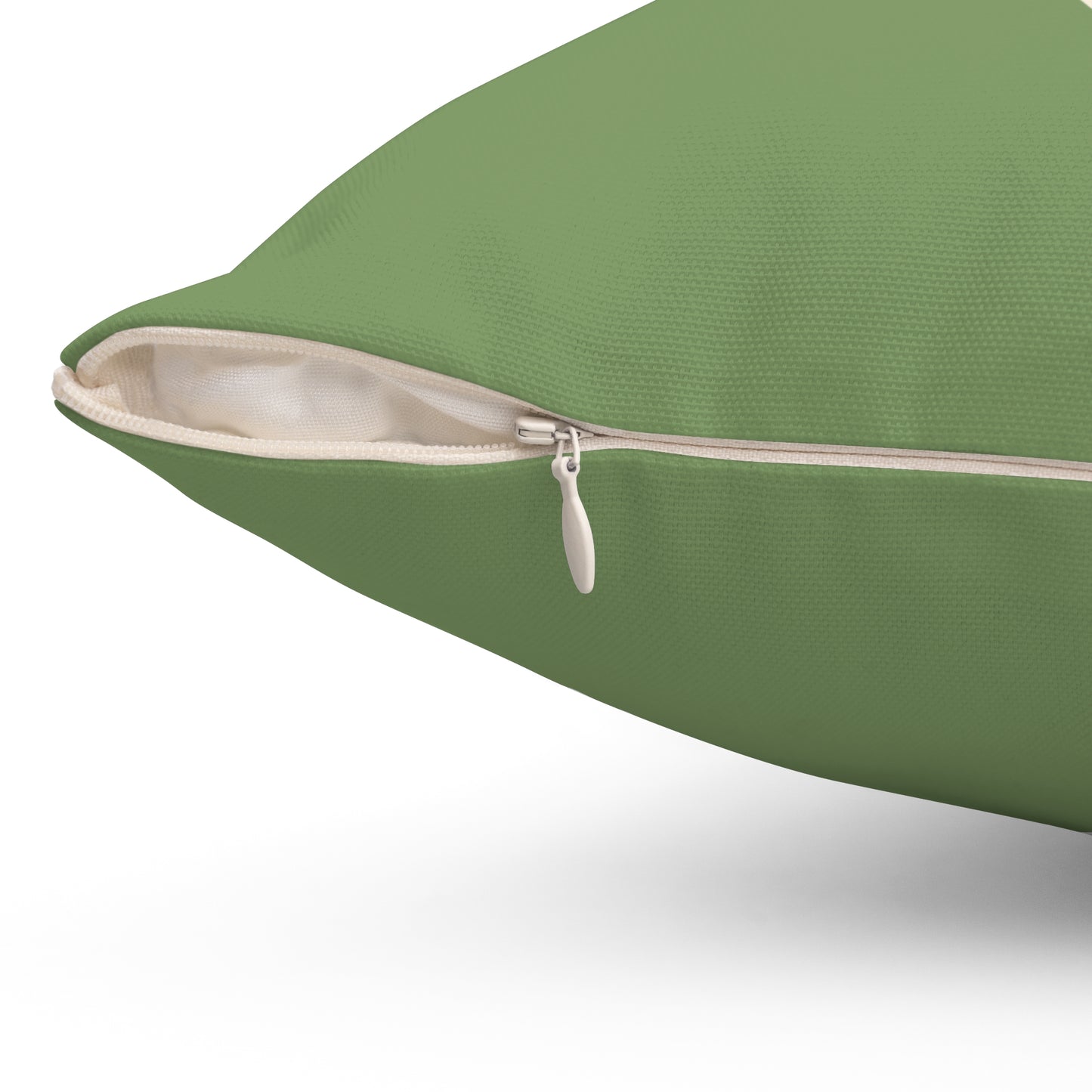 "Be Someone's Porchlight" Square Pillow