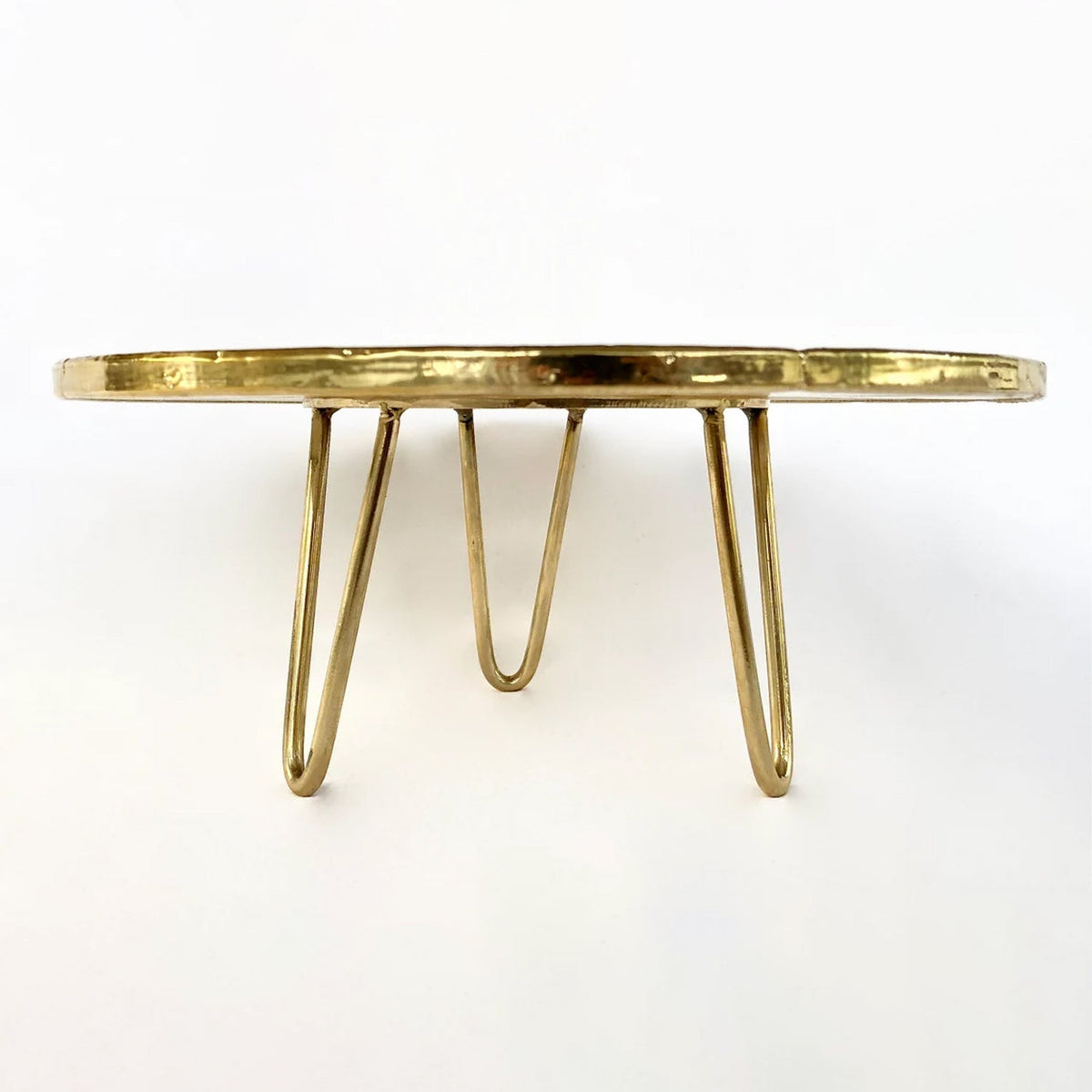 White Crystal Agate Cake Stand, 10"