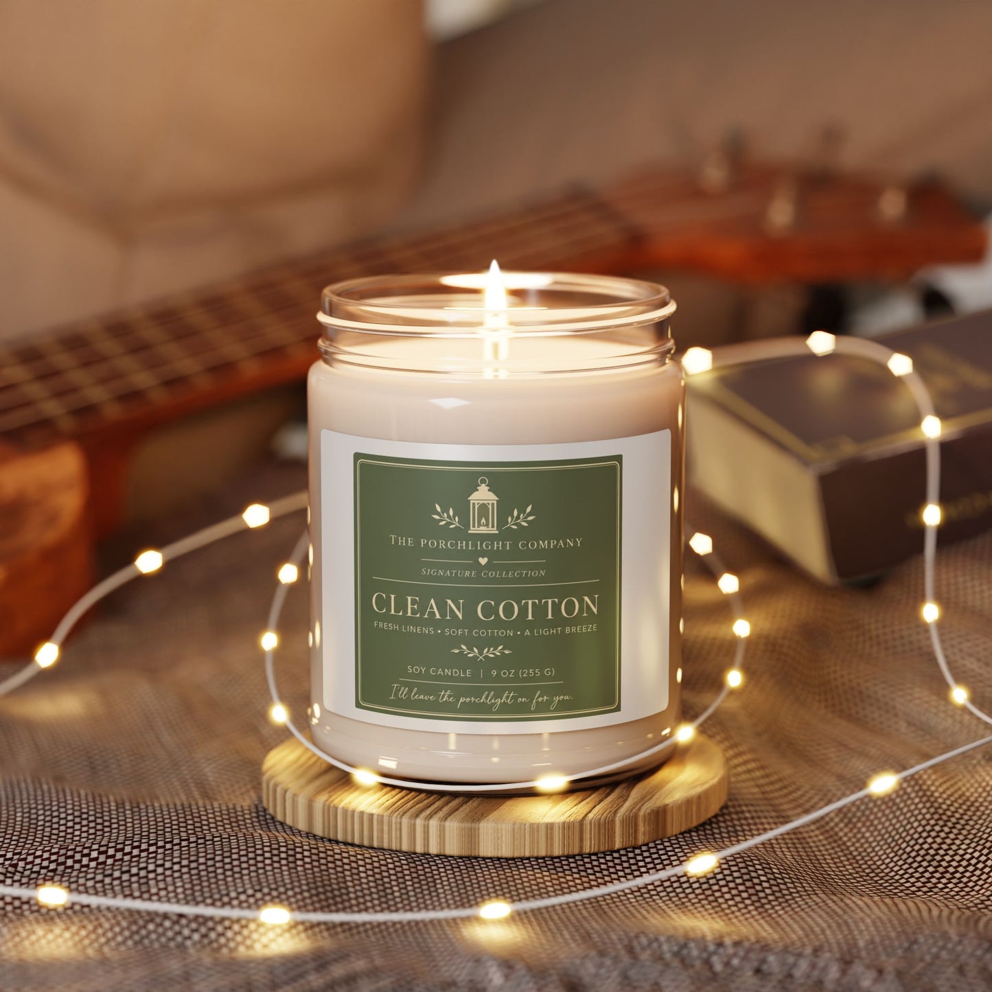 Clean Cotton Soy Candle, 9oz