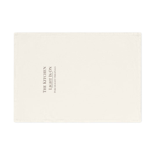 Porchlight Originals Organic Cotton Hand Towel â€“ The Kitchen Light Is On