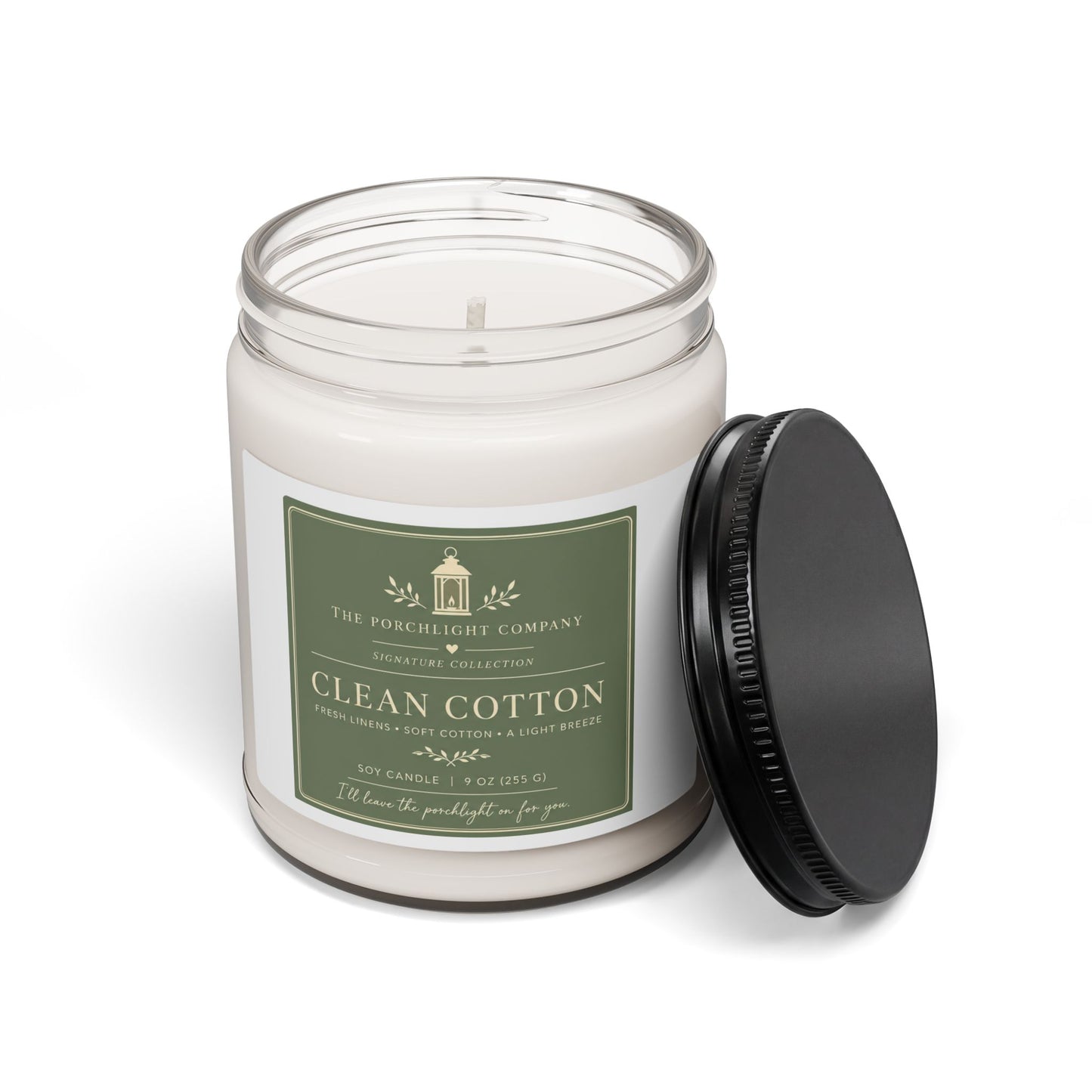 Clean Cotton Soy Candle, 9oz