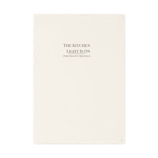 Porchlight Originals Organic Cotton Hand Towel â€“ The Kitchen Light Is On
