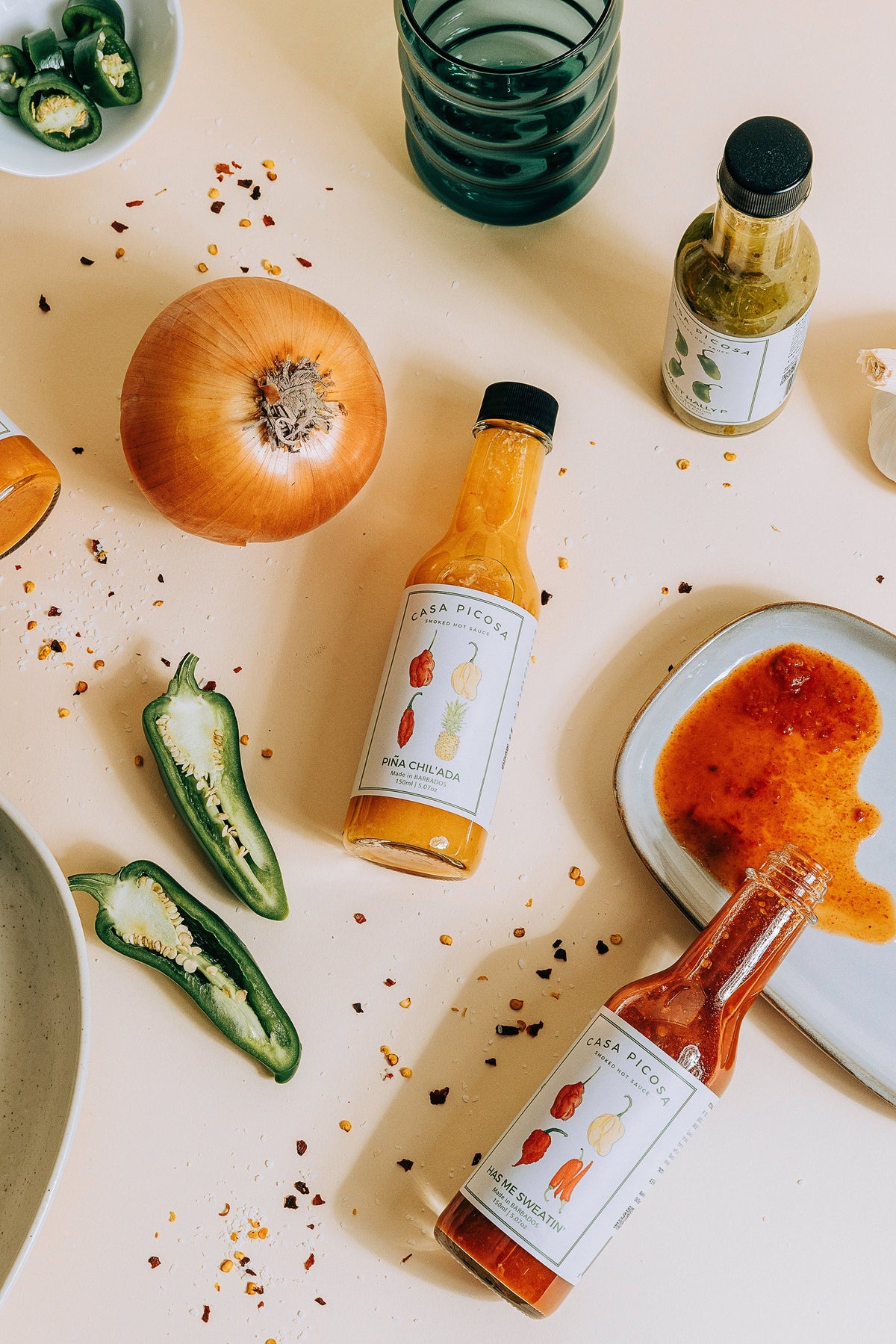 Smoked Hot Sauce - Set of 4
