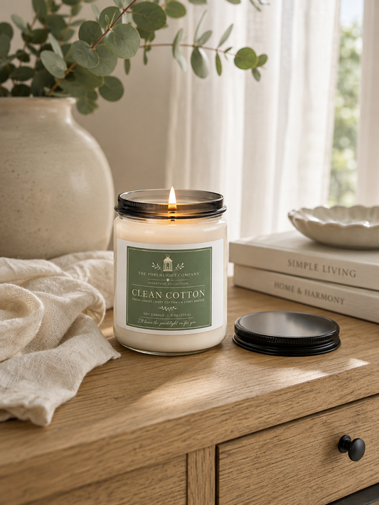 Clean Cotton Soy Candle, 9oz