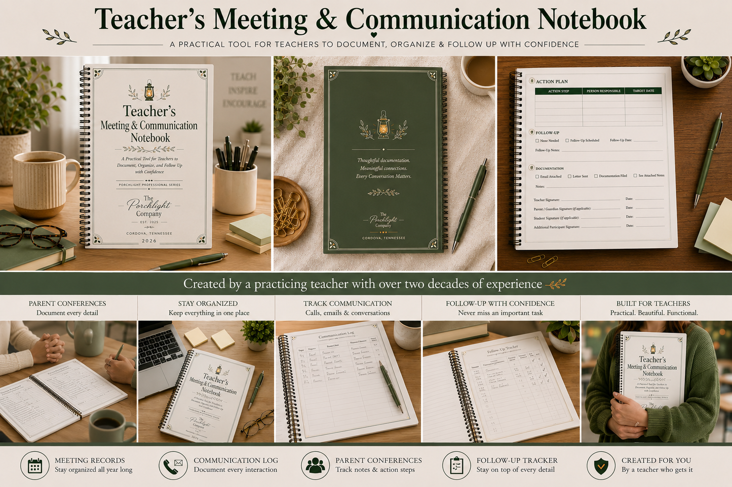 The Teacher's Meeting and Communication Notebook