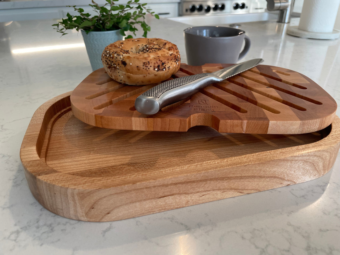 Crumb-Catching Bread Board