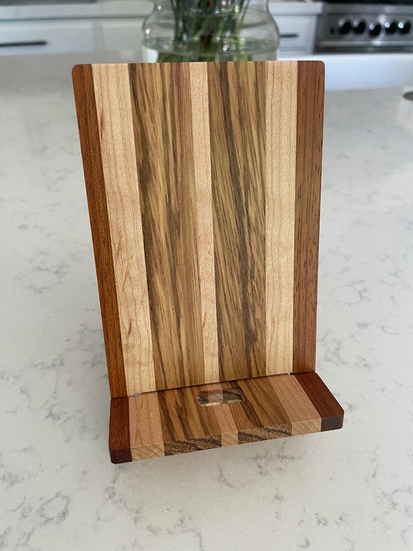 Portable Hardwood Phone Stand